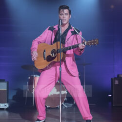 Elvis Pesley Pink Suit