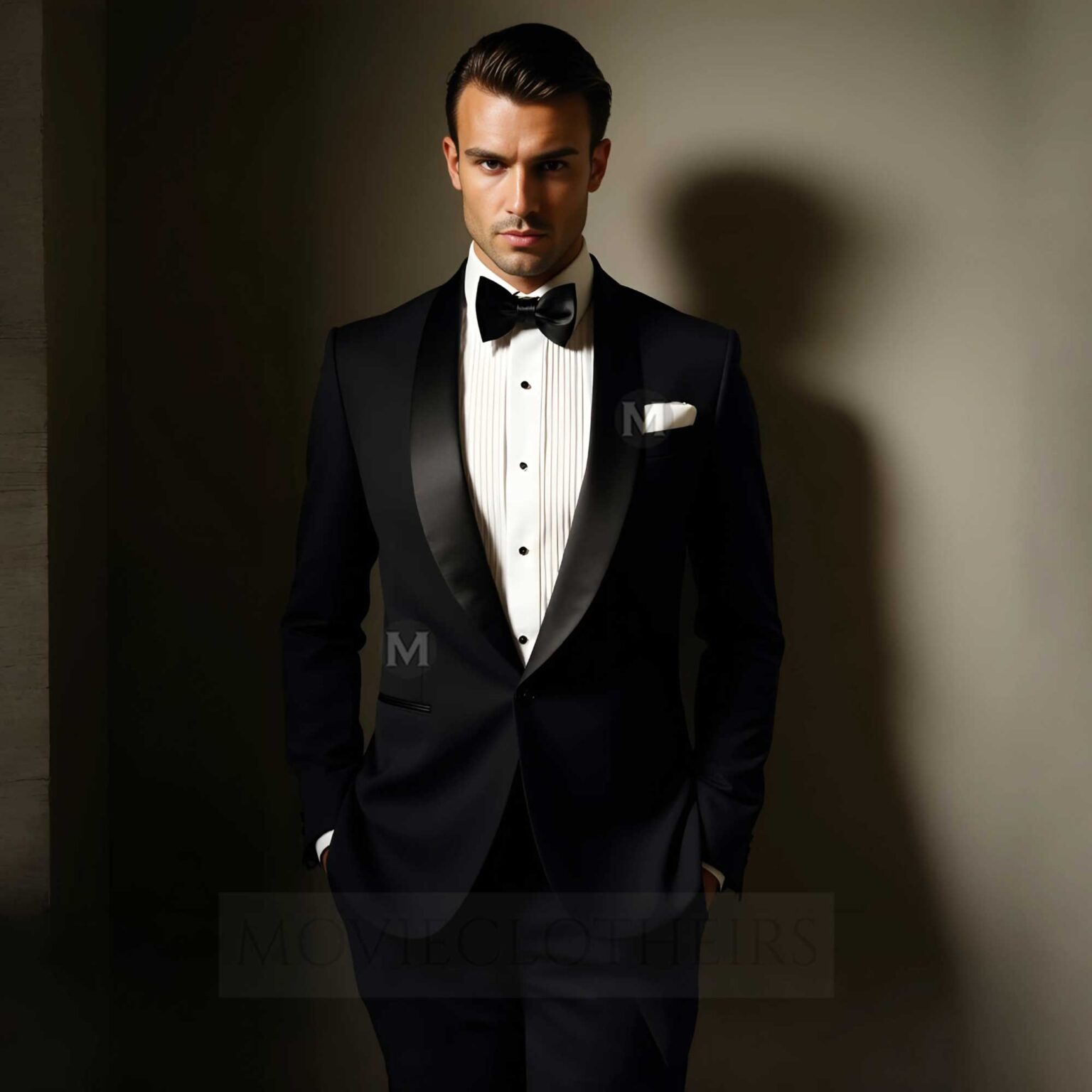 Sean Connery Goldfinger James Bond White Tuxedo