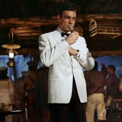 Goldfinger James Bond White Tuxedo